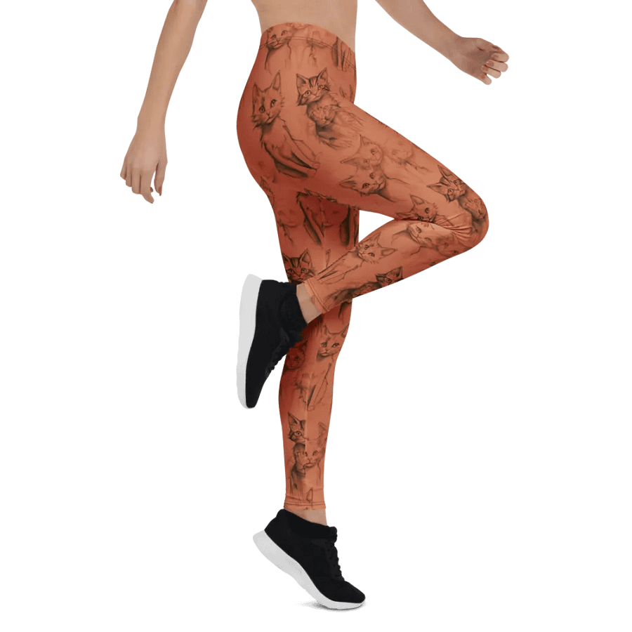 Sketchy Cat Leggings product image (7)