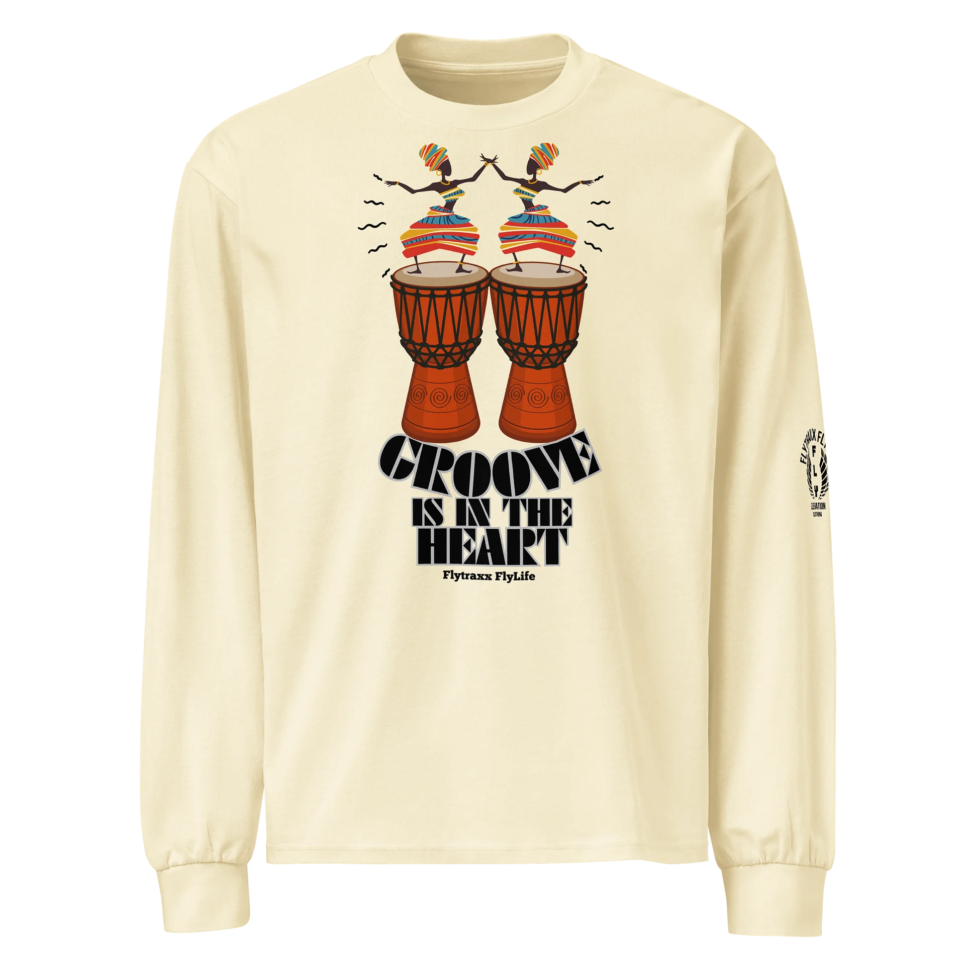 Groove Is In The Heart - Butter Crew Neck product image (3)