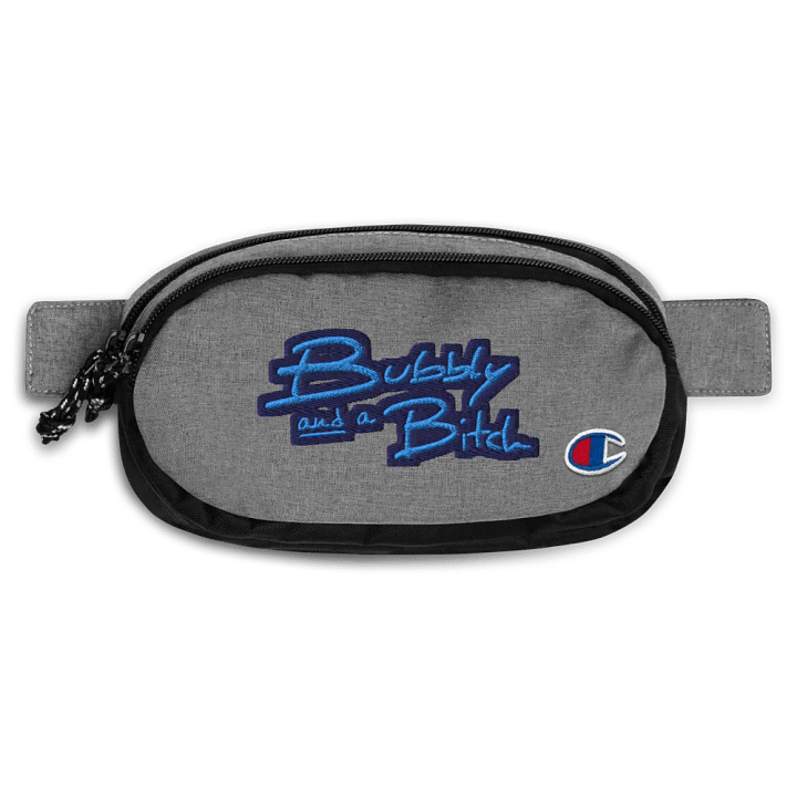Bubbly and a B (electric design) champion fanny pack product image (1)
