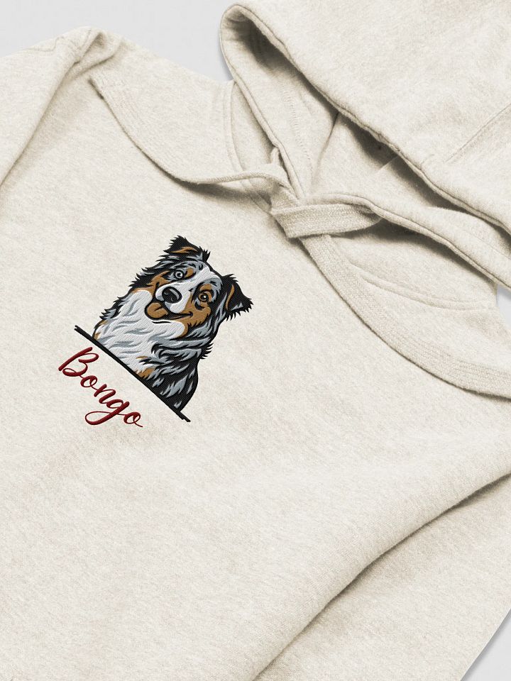 YOUR AUSTRALIAN SHEPHERD / HOODIE WITH PERSONALIZED NAME / EMBROIDERED product image (1)