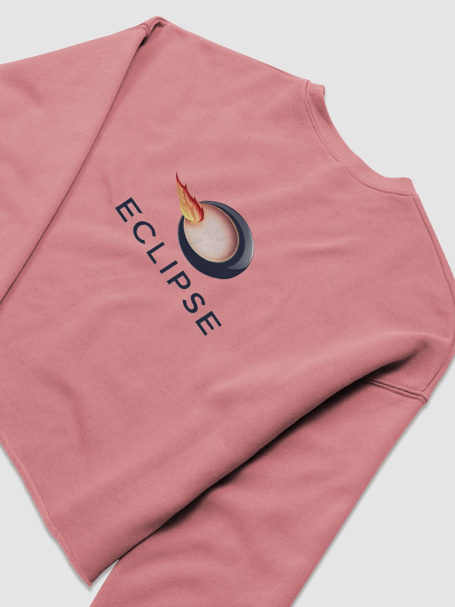 Women's Eclipse Fleece Crop Sweatshirt - Celestial Design, Cozy Comfort product image (8)