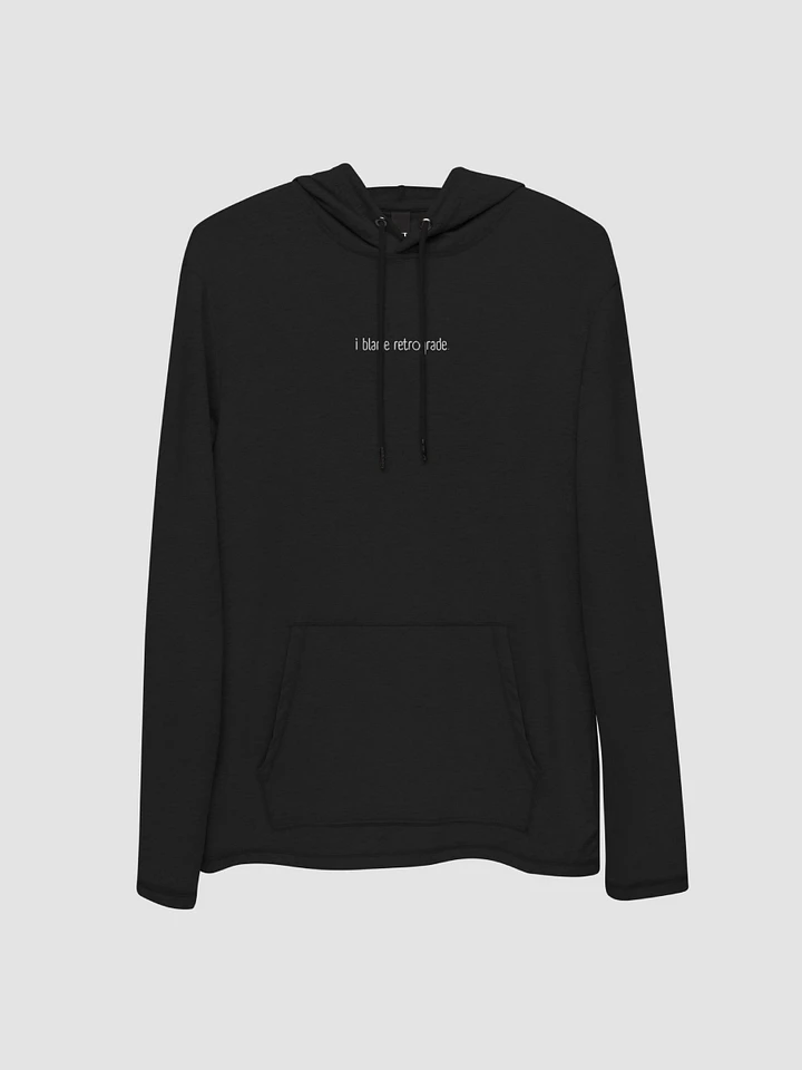 I Blame Retrograde Lightweight Hoodie Embroidered product image (1)