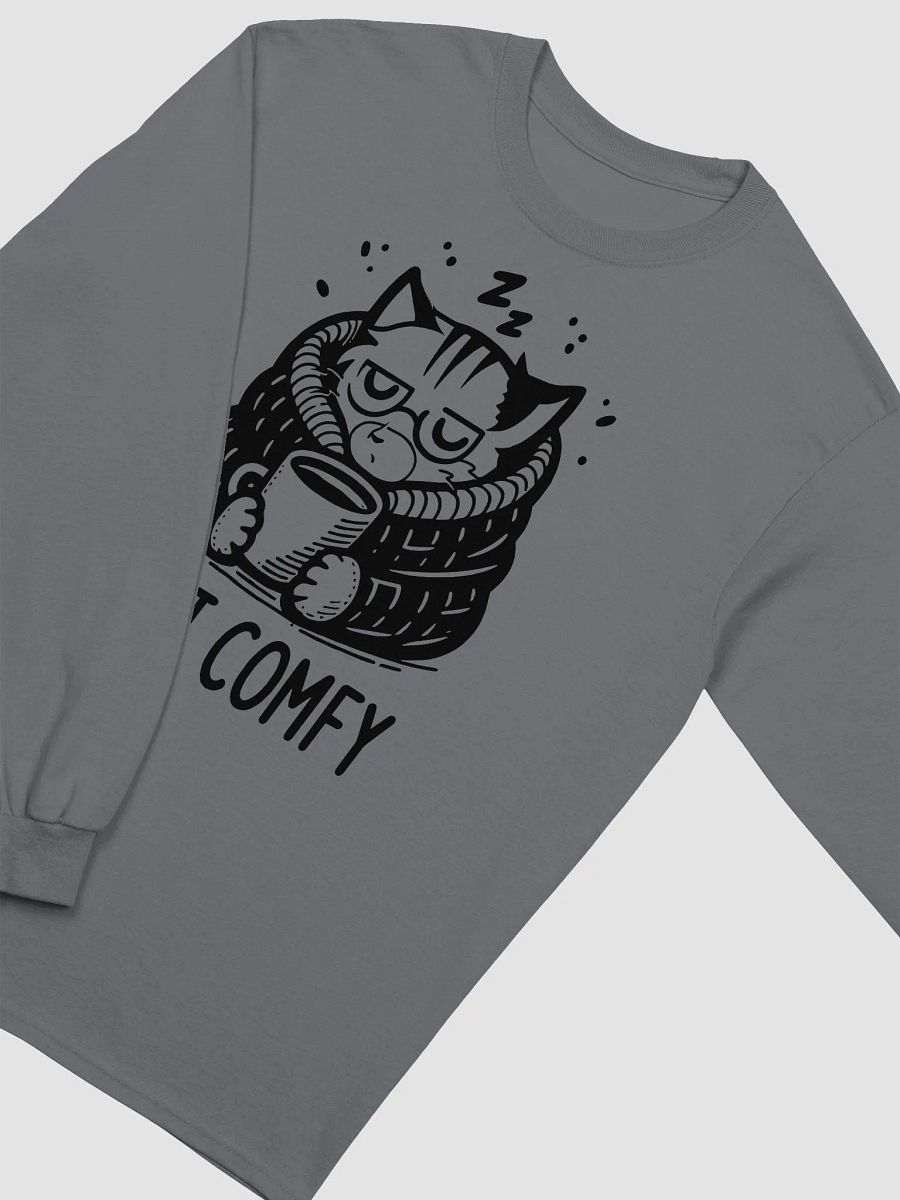 Just Comfy Times Cat || Gildan Ultra Cotton Long Sleeve product image (3)