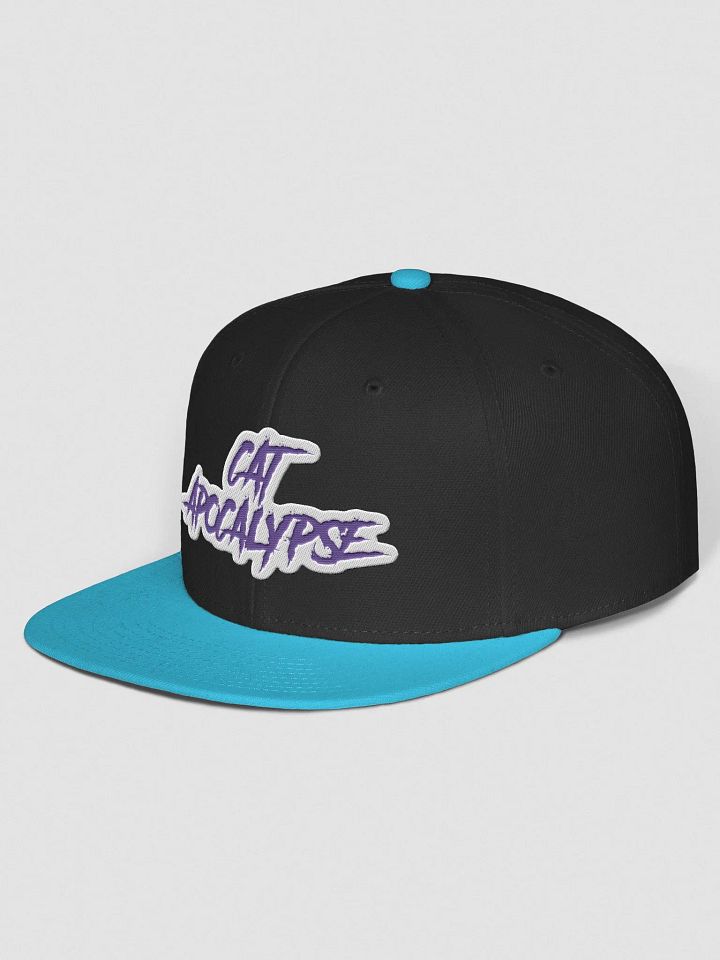 Cat Apocalypse Cap Purple Font product image (14)