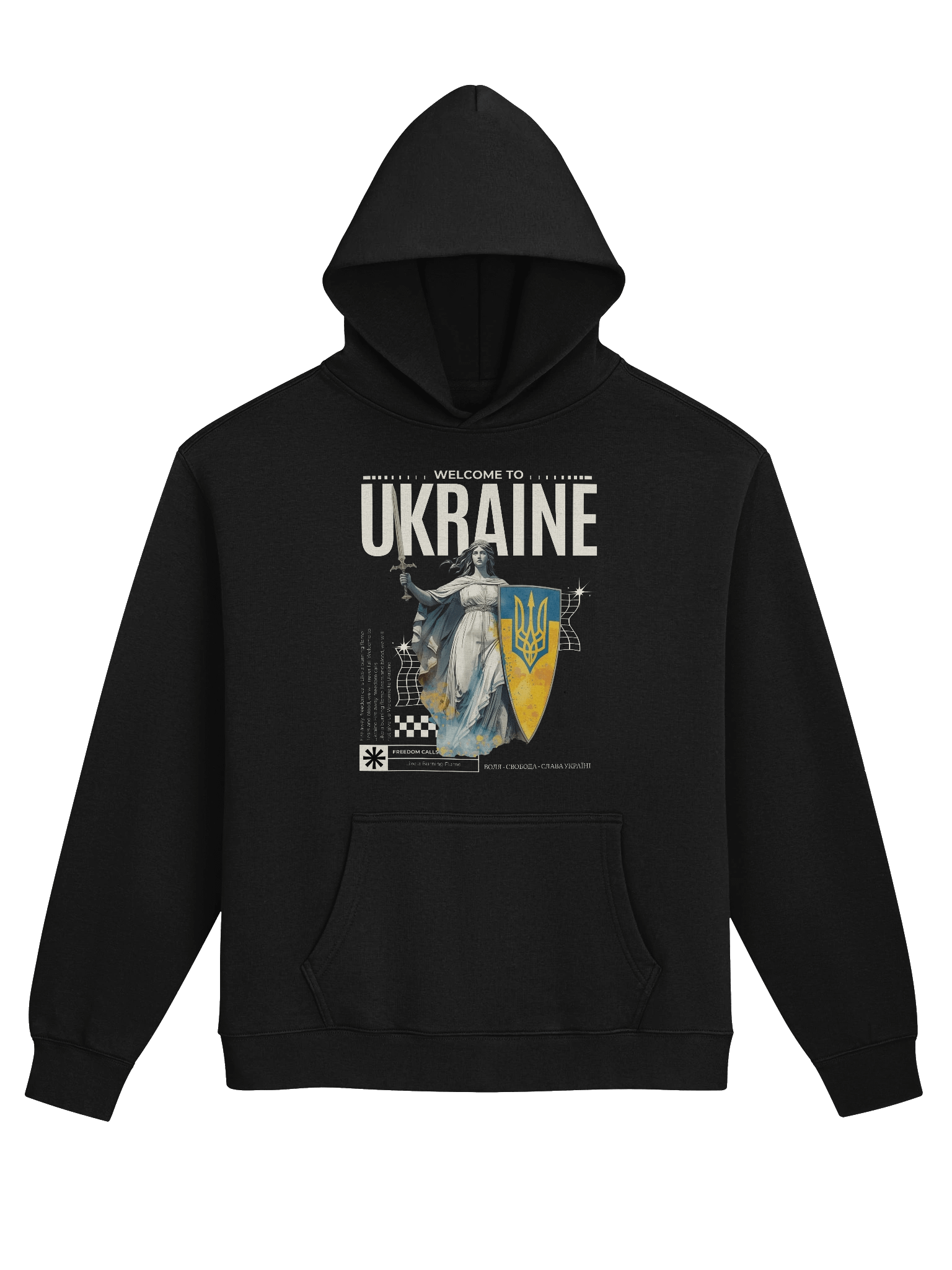 Ukrainian Warrior Spirit Unisex Hoodie product image (1)