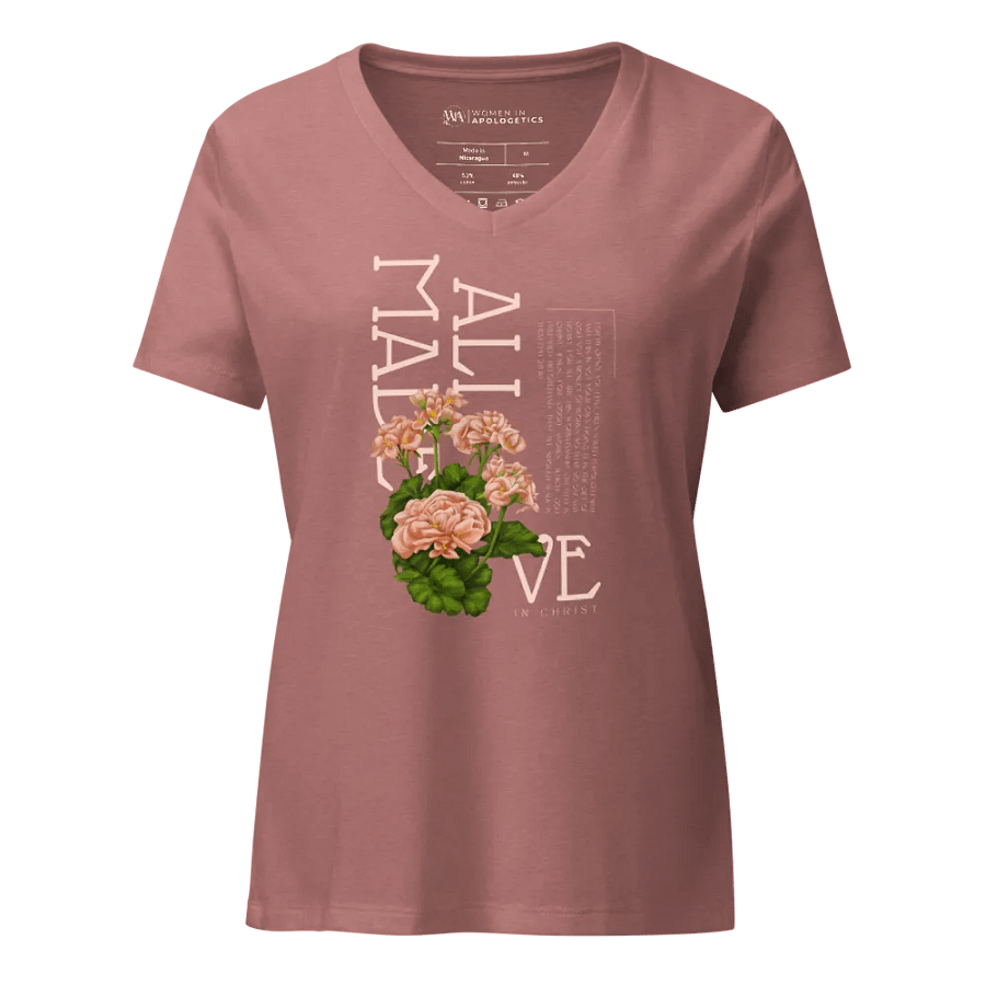 Made Alive in Christ V-Neck T-Shirt product image (1)