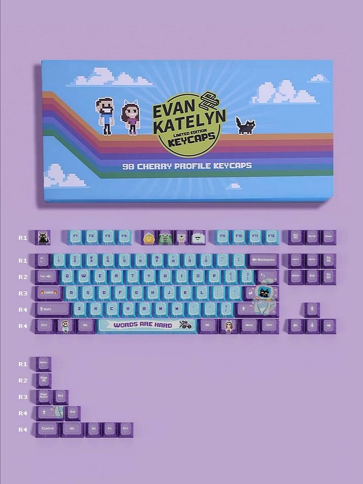 Evan and Katelyn Keycaps (Pre-Order) product image (1)