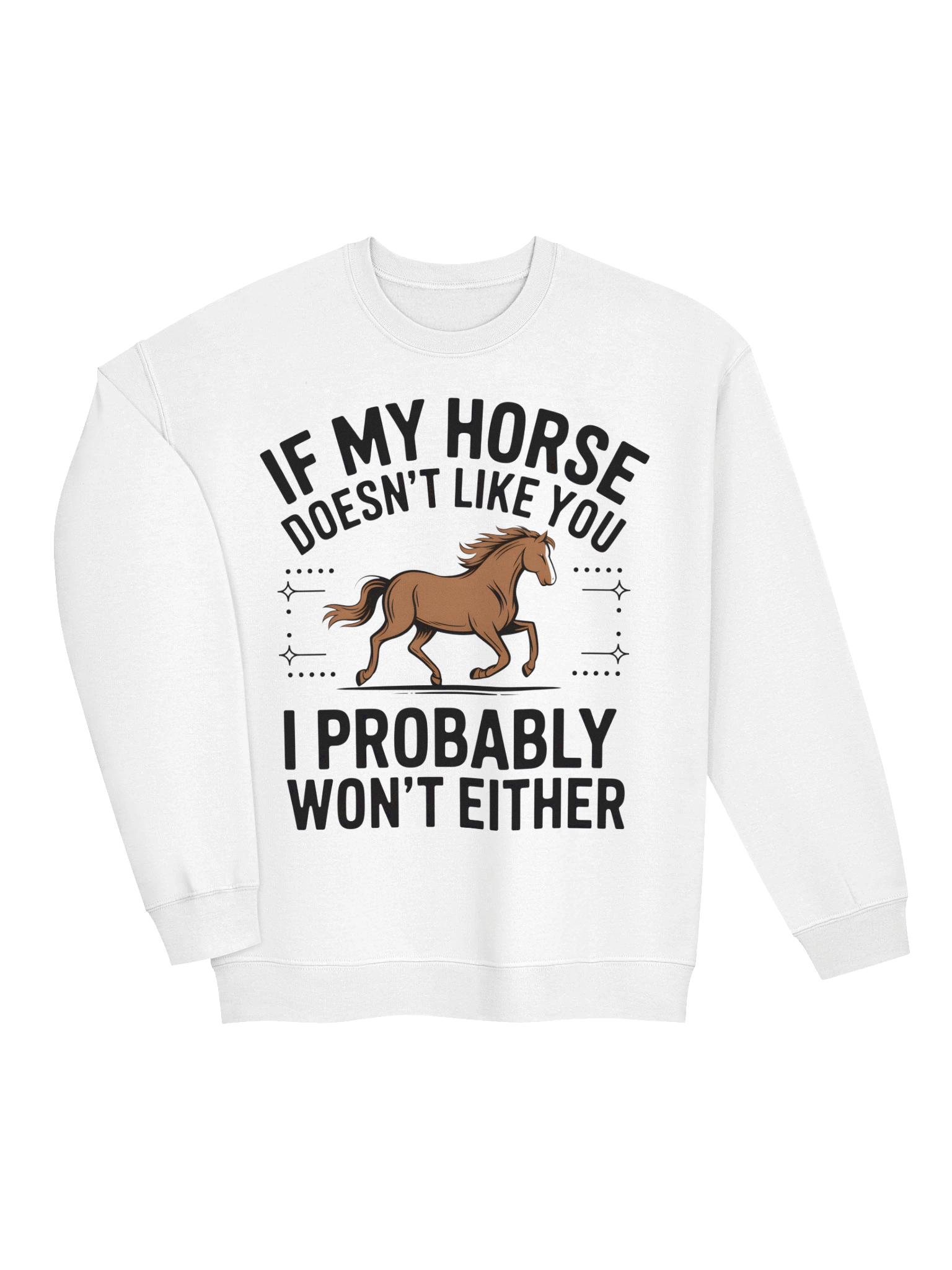 Horse Approval Required Crewneck - Equestrian Truth Teller product image (12)