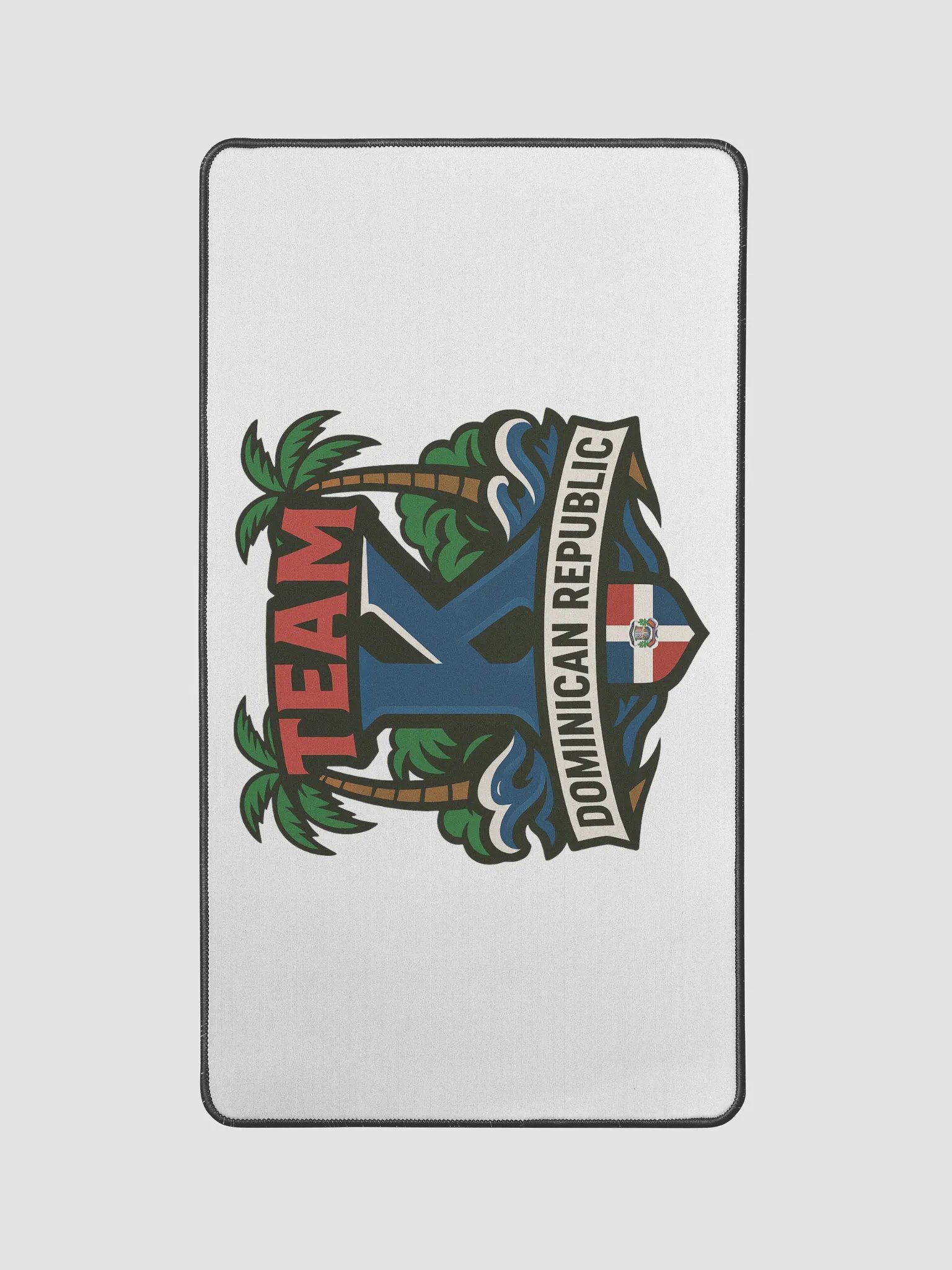TEAM K Dominican Republic Desk Mat 12" x 22" product image (1)