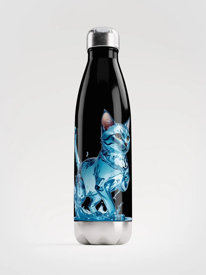 Water Cat #2 Stainless Steel Water Bottle product image (1)