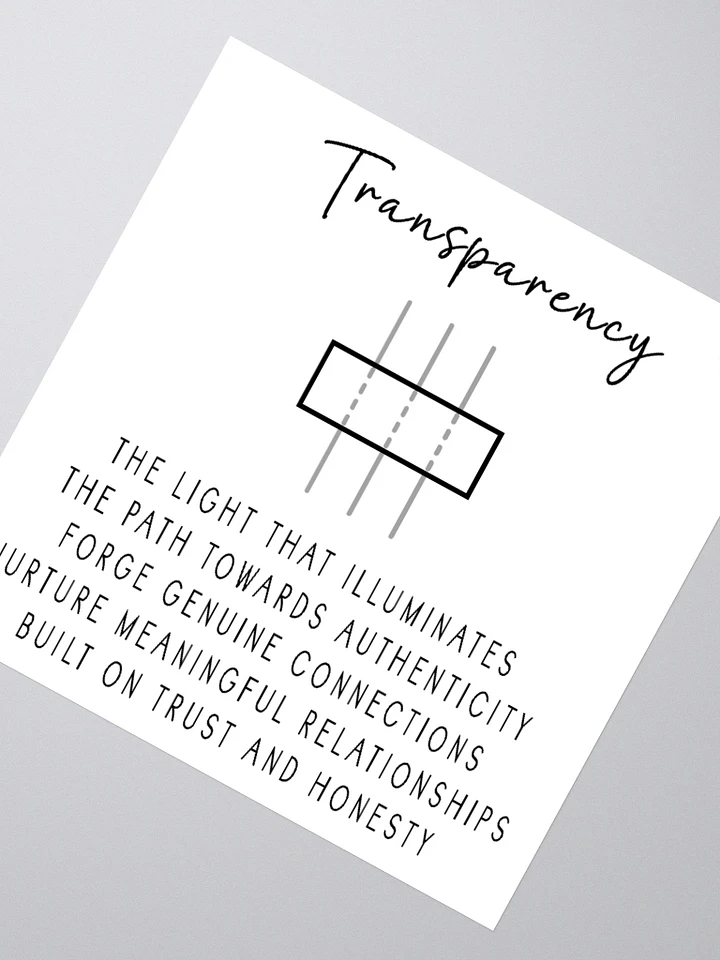 transparency Sticker - grey line product image (5)