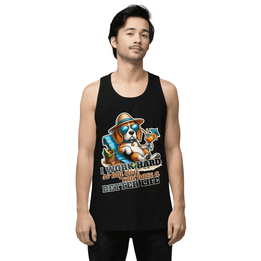 Work Hard - Beagle Beach - Tank Top product image (15)