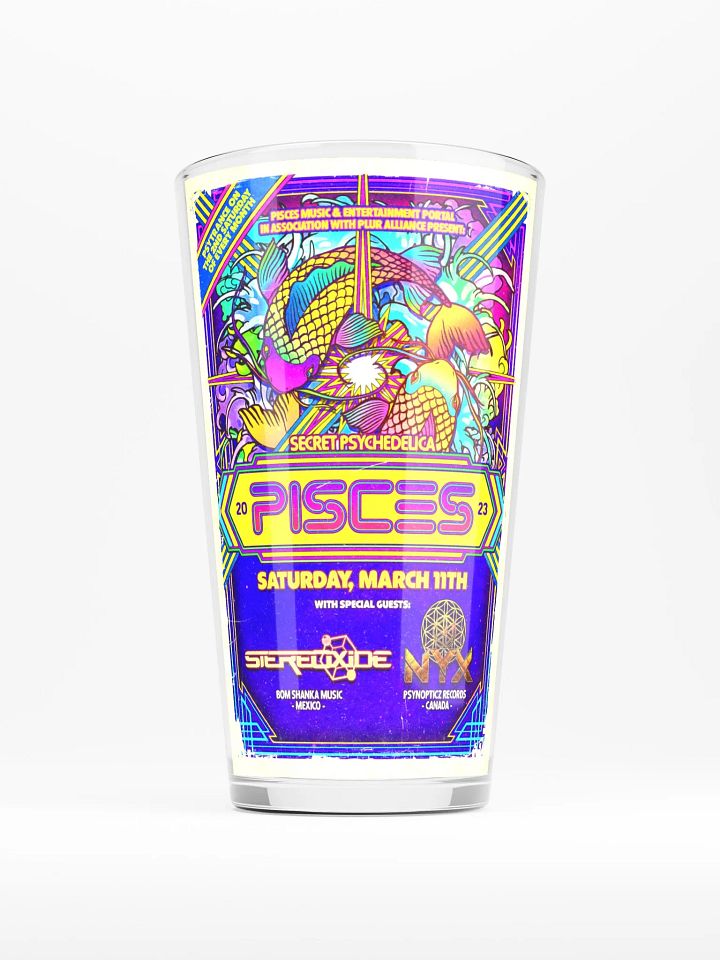 Pisces 2023 Shaker Pint Glass product image (1)