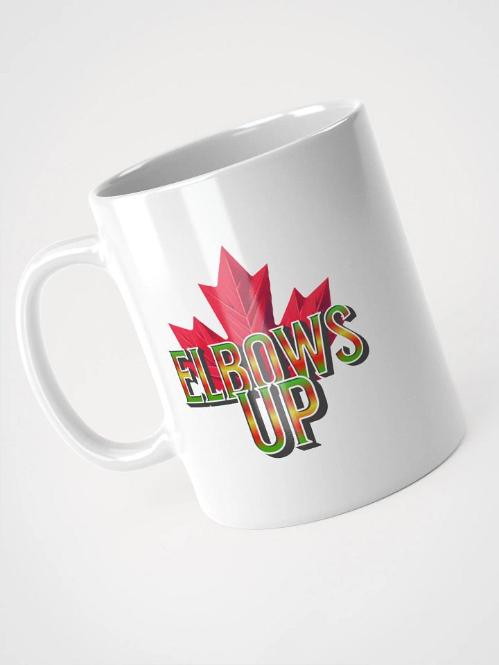 Elbows Up Maple Leaf Gradient Vibrant Mug product image (2)
