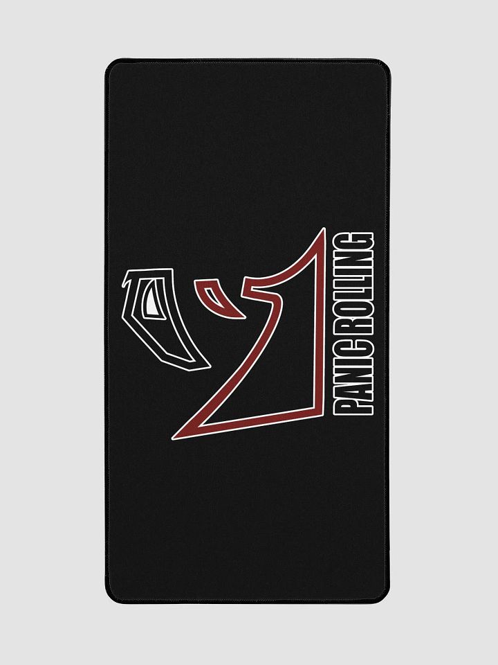 Panic Rolling Logo Black Desk Mat product image (2)