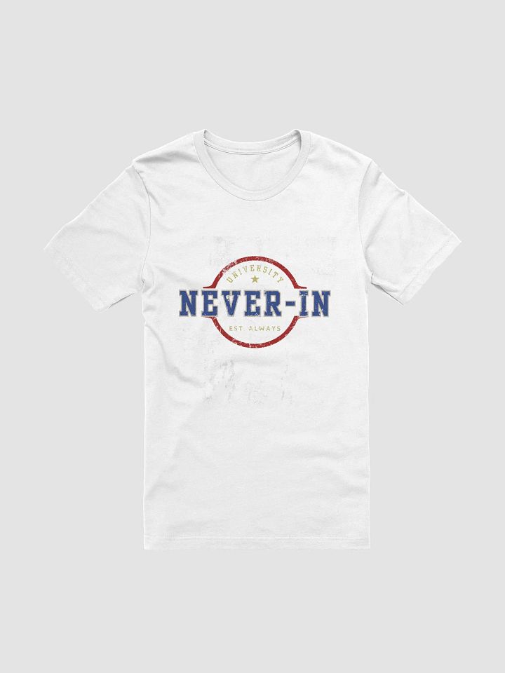 Never In University. Weathered - White Shirt product image (1)