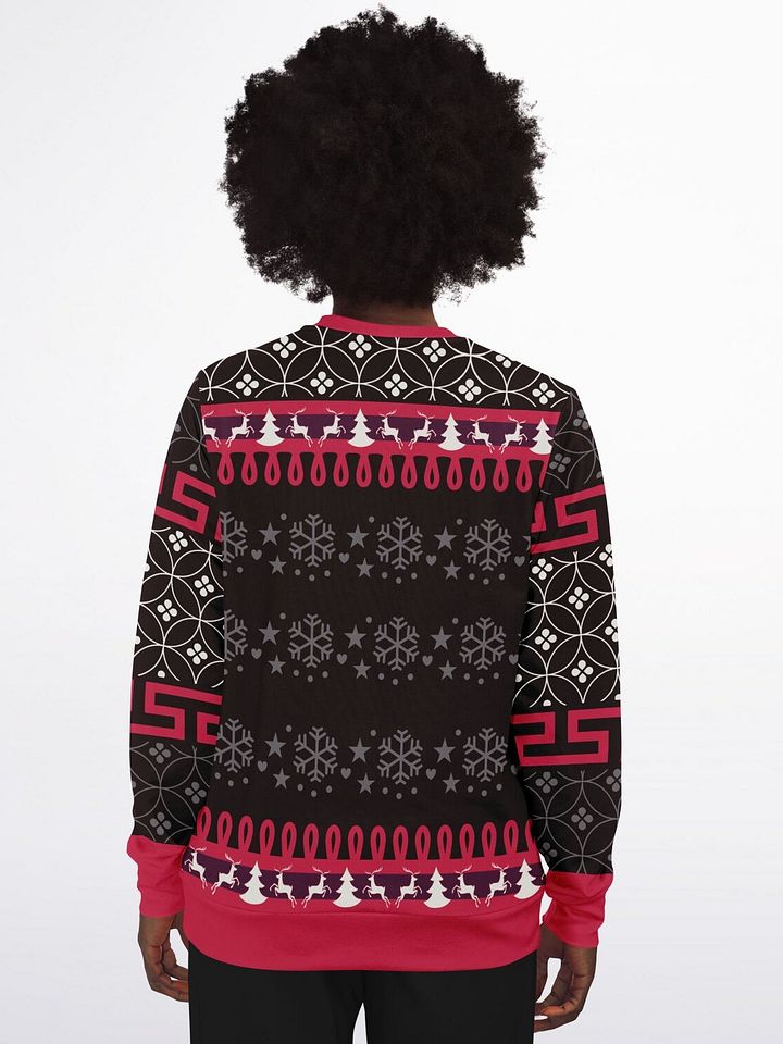Santa Parkour Ugly Christmas Sweater | Funny Athletic Holiday Sweatshirt | Unique Winter Christmas Party Outfit product image (2)