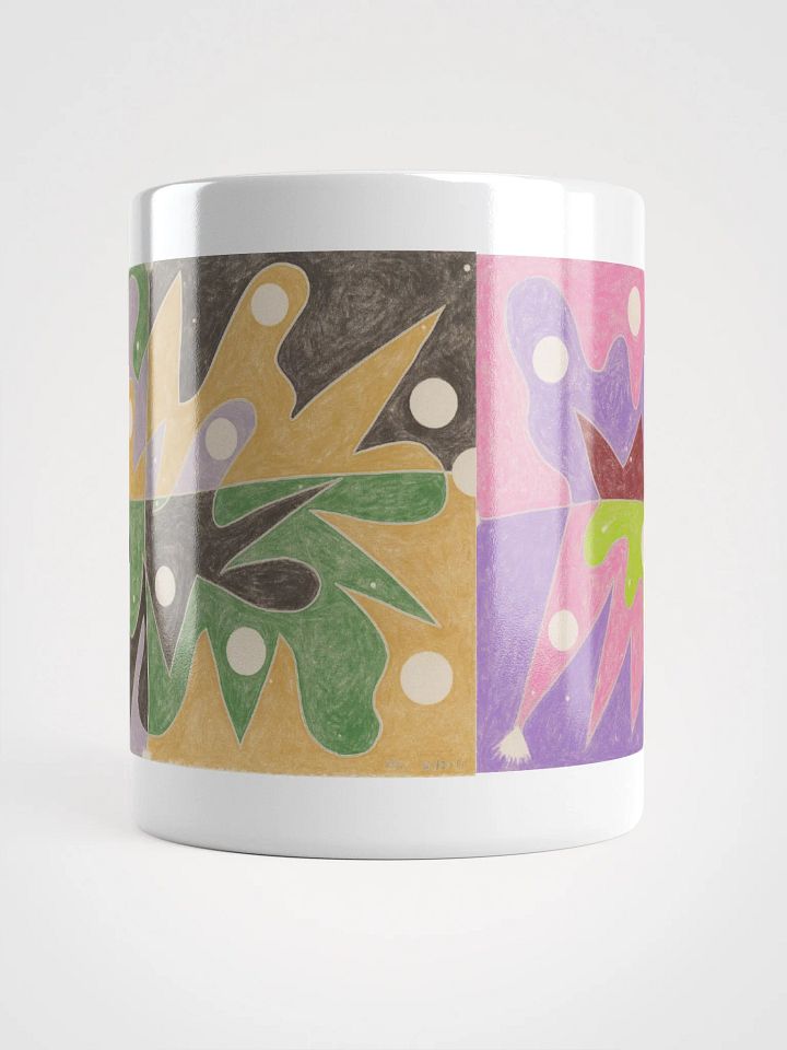Cartoon College 3 & 4 White Glossy Mug product image (1)