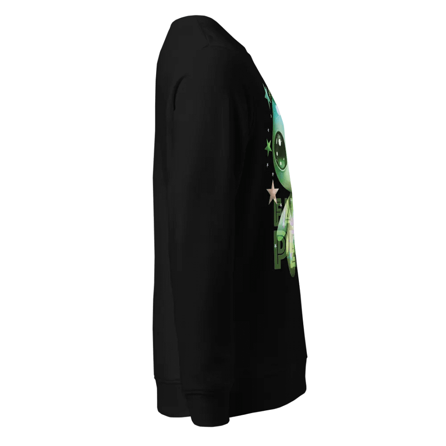 Fancy Alien Organic Sweatshirt (Green Dude) product image (4)