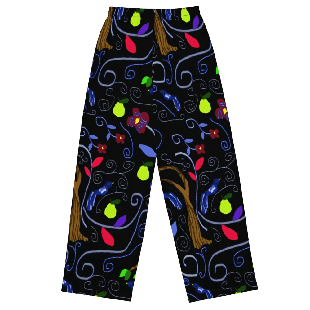Birds and Scrolls Wideleg Pants product image (1)