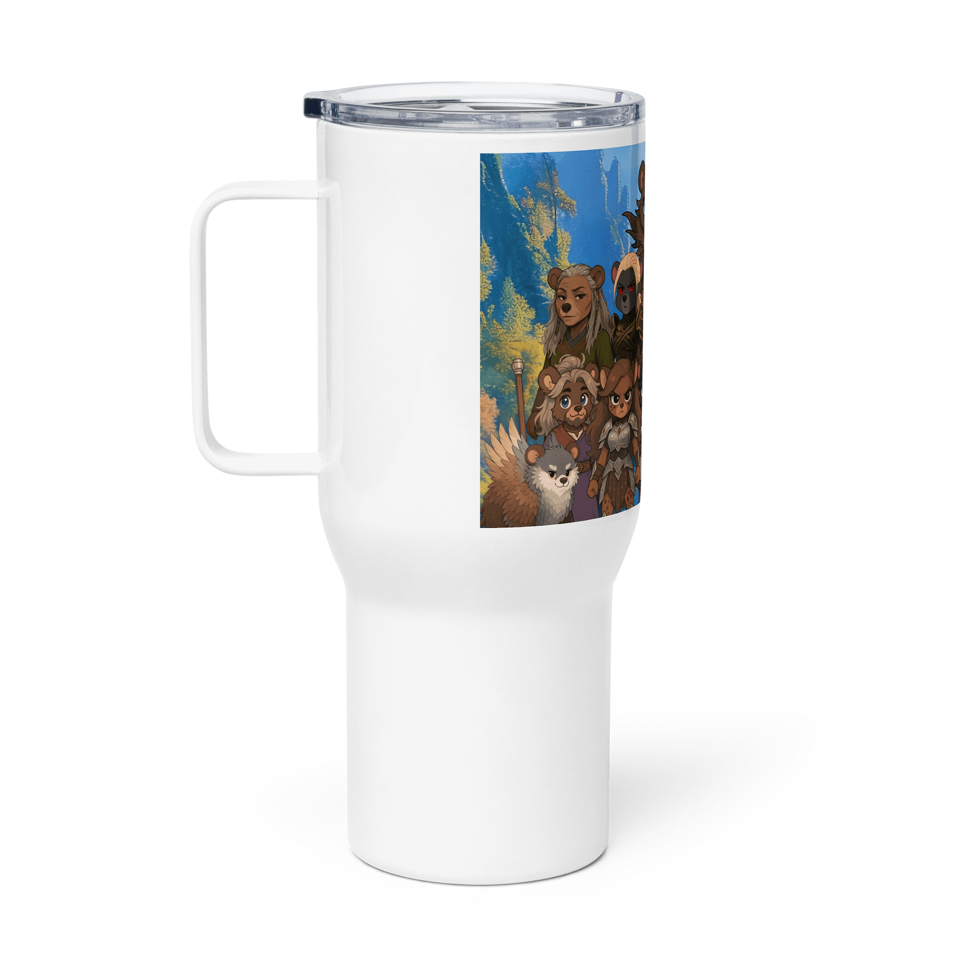 Beardur's Gate Travel Mug product image (1)