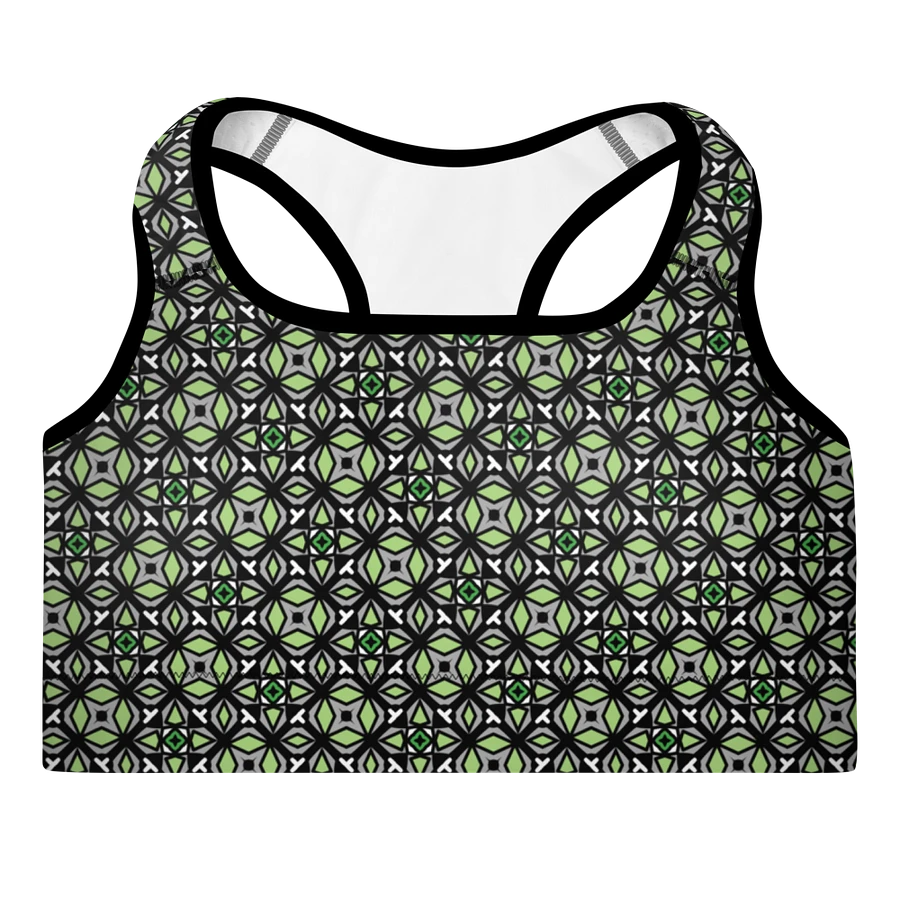 Aromantic Abstract (1) - Padded Sports Bra product image (3)