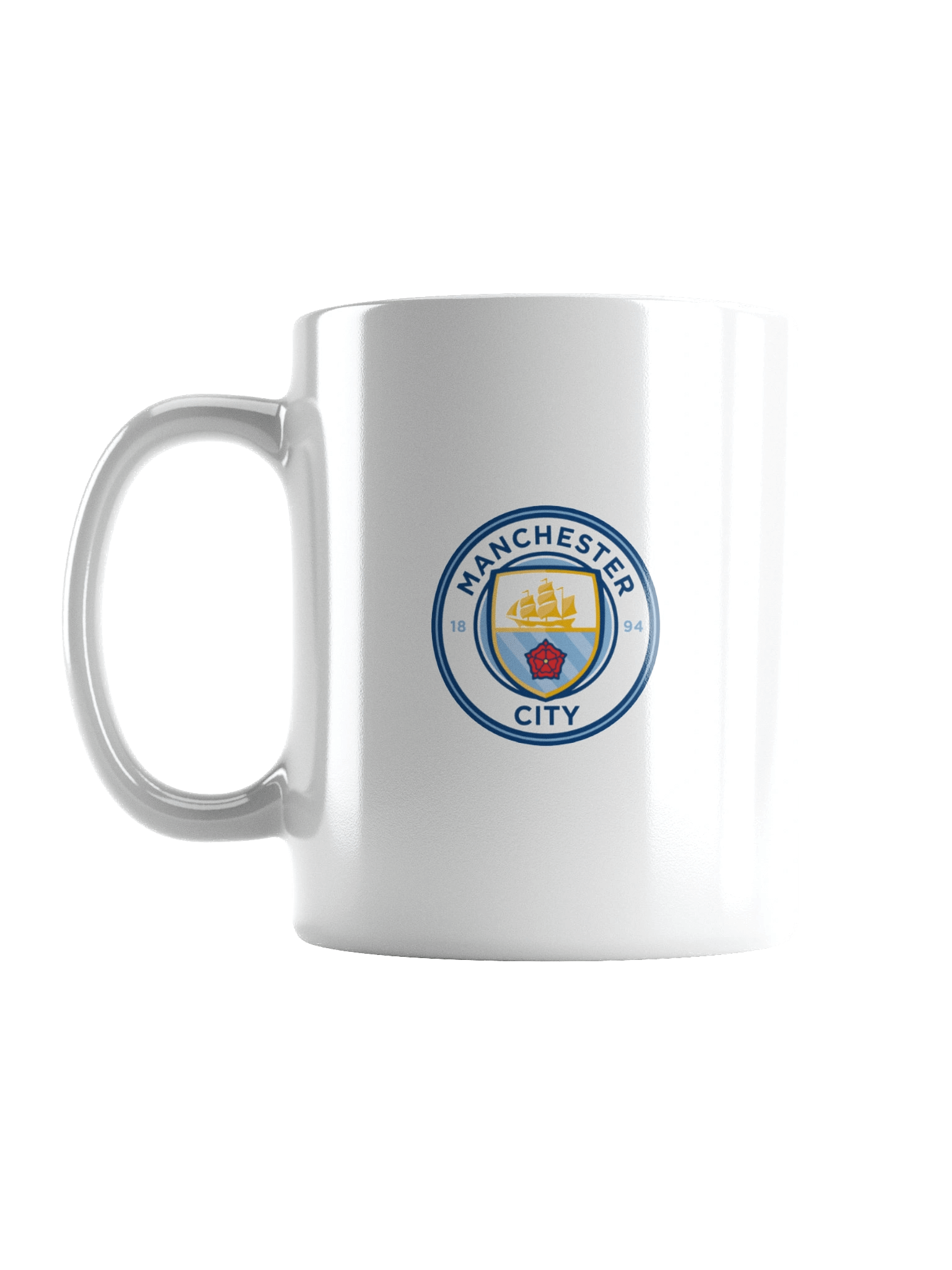 Caneca Branca Brilhante Manchester City product image (1)