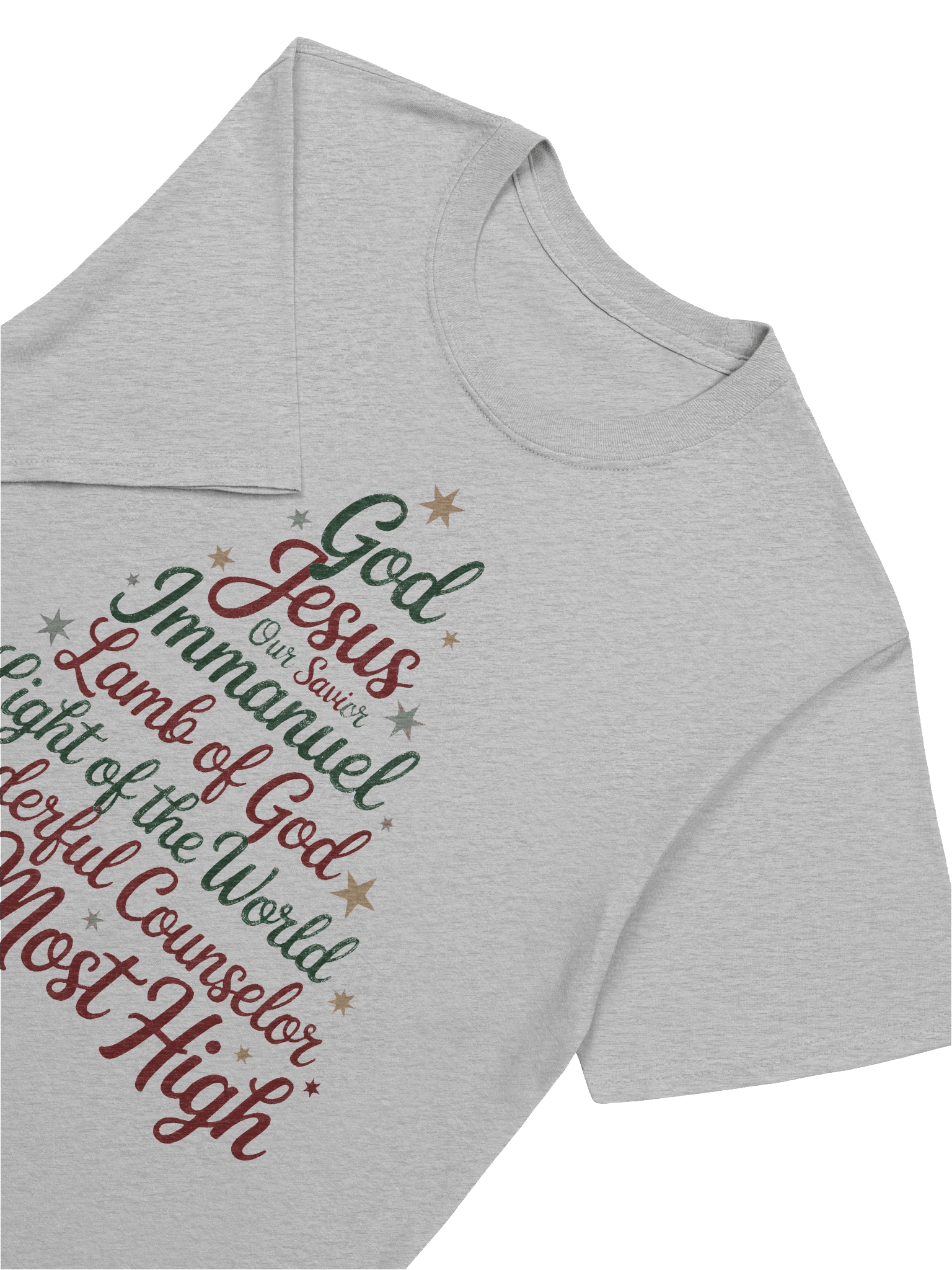 Christian Christmas Shirt Names of Jesus Christmas tree product image (7)