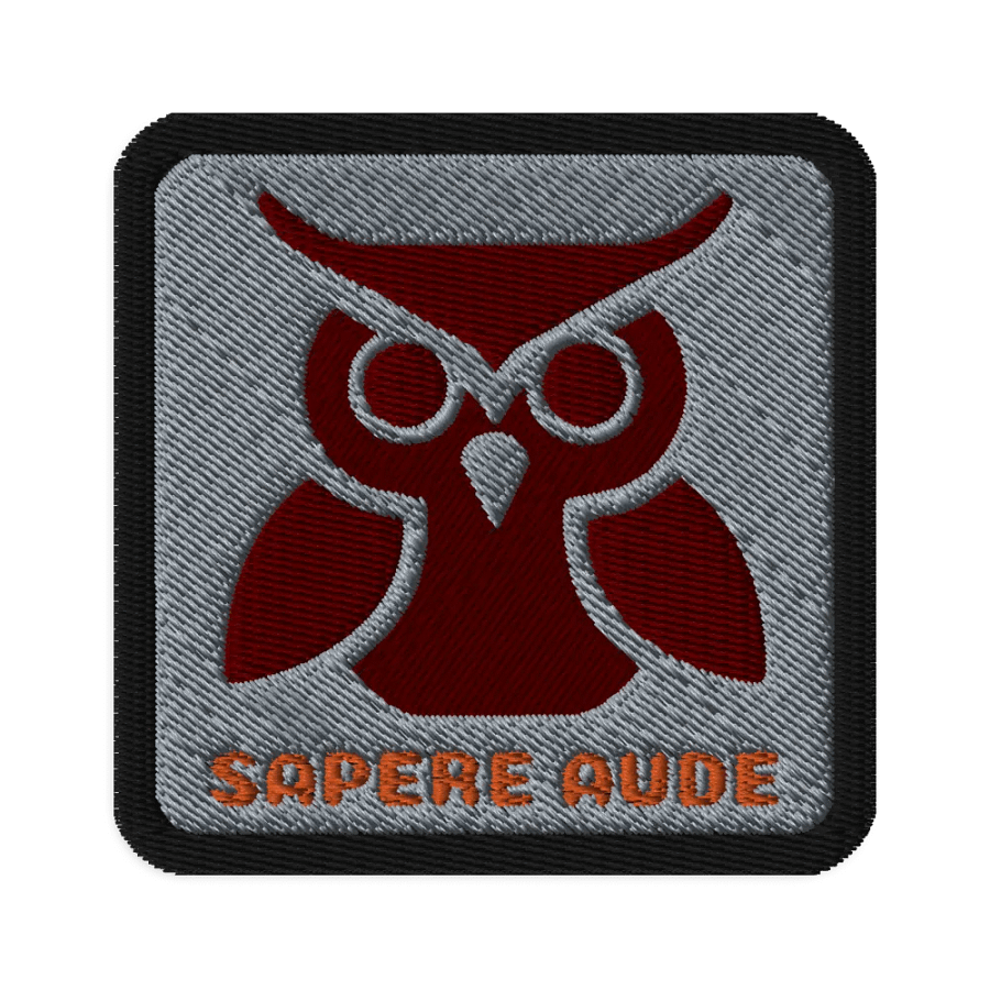 Sapere Aude Grey Patch product image (1)