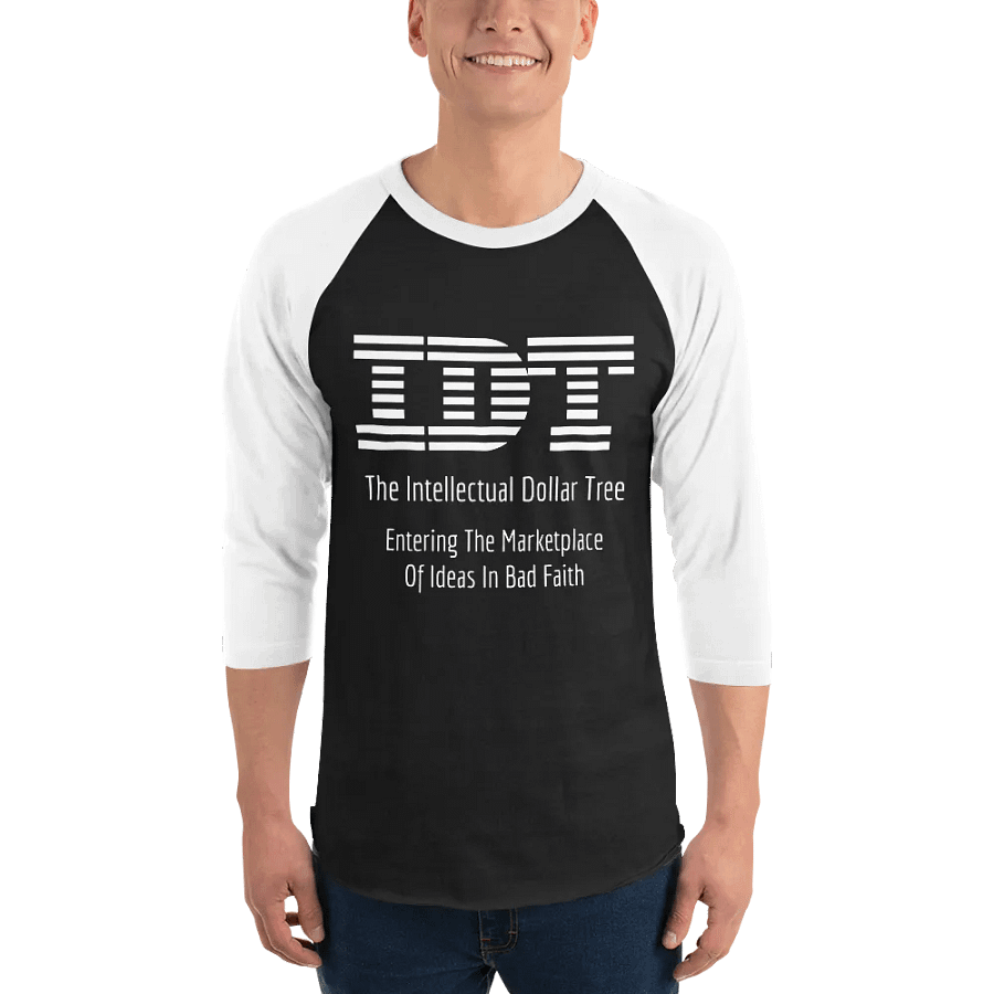 Intellectual Dollar Tree Baseball Tees Dark Torso product image (1)