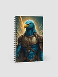 Superhero Bald Eagle, AI Art, Spiral Notebook 01 product image (1)