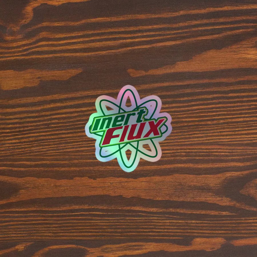 Inert Flux Vinyl Holographic Sticker product image (5)