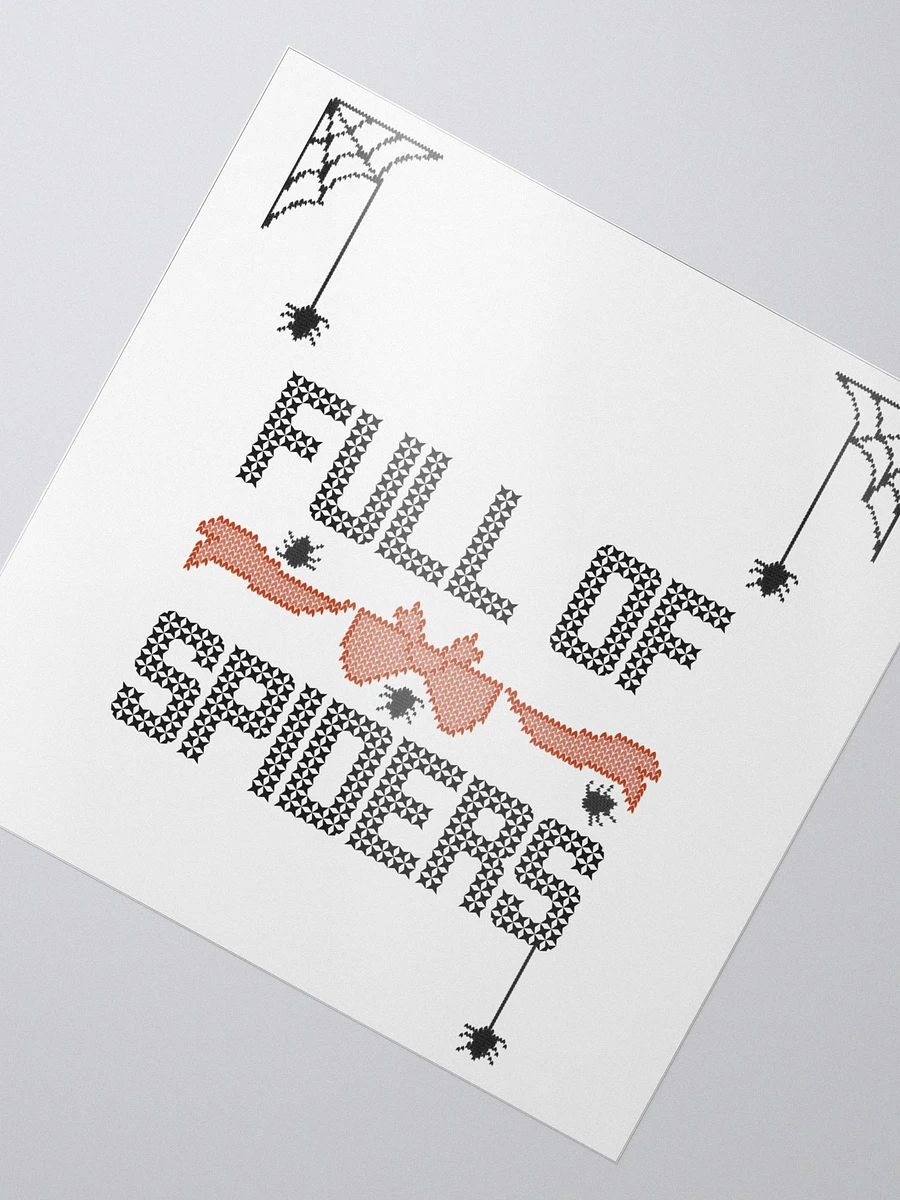 Full of Spiders bubble free stickers product image (3)