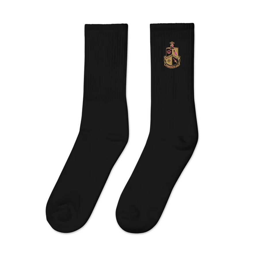 Crest Embroidered Socks product image (4)
