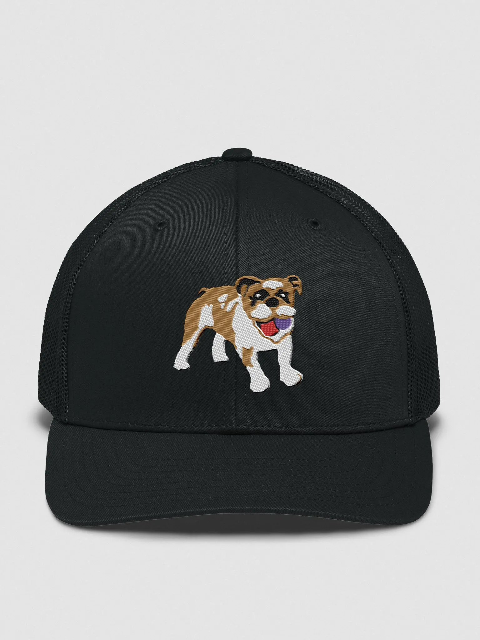 Bulldog Bull Dog With Ball Embroidered Playtime Snapback product image (1)