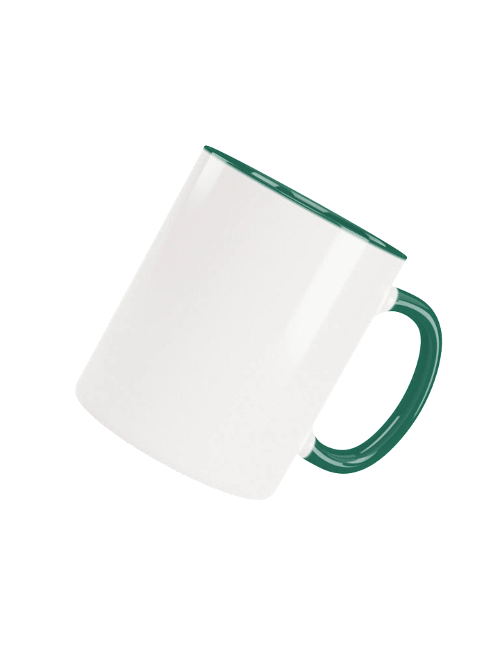 Vintage Floral Grow Freely Ceramic Mug with Color Inside product image (2)