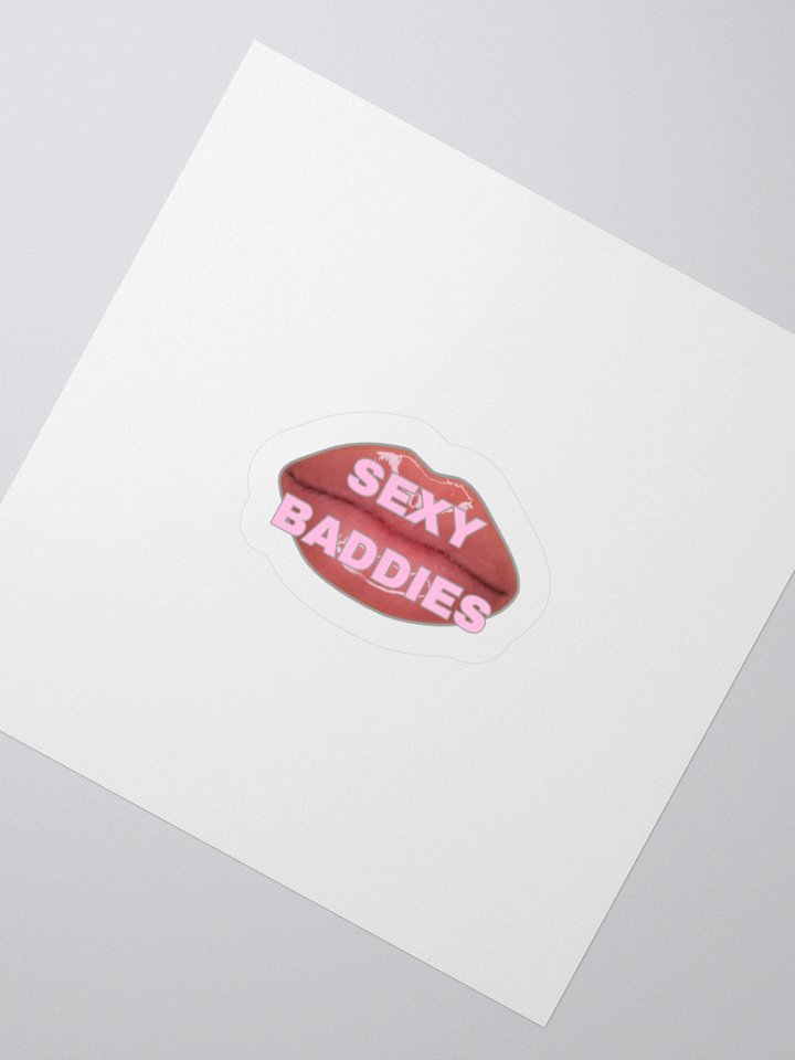 Glossy SexyBaddies Lips Kiss Cut Stickers product image (8)