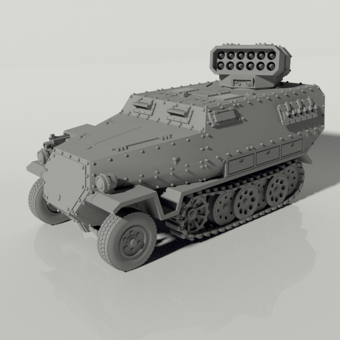 Grim 251 Transport / Artillery Support STLs product image (6)