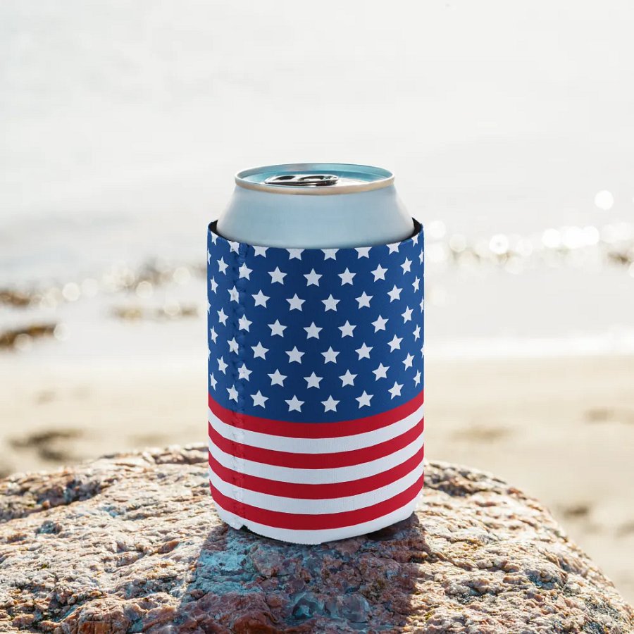 Stars & Stripes Can Cooler product image (3)