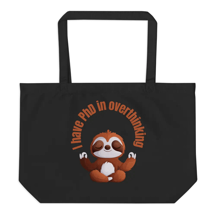 PhD in Overthinking Tote product image (3)