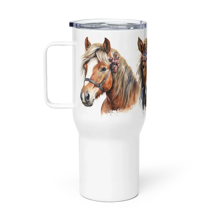 Horse Trio Travel Mug product image (1)