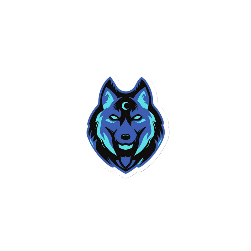 Wolf Die-Cut Magnets