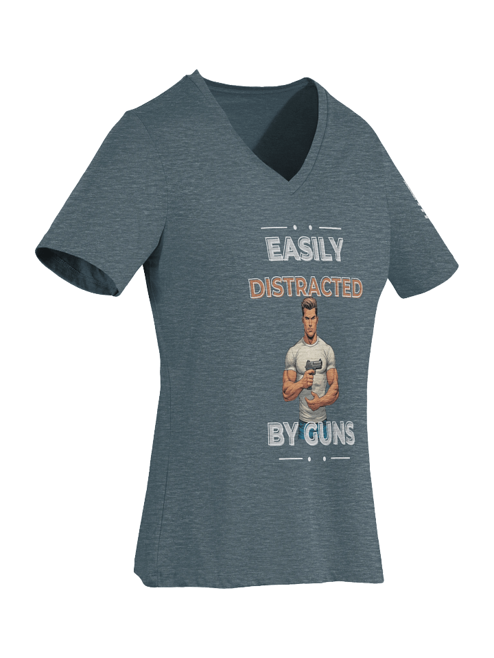 Easily Distracted by Guns - Women's T-Shirt product image (2)
