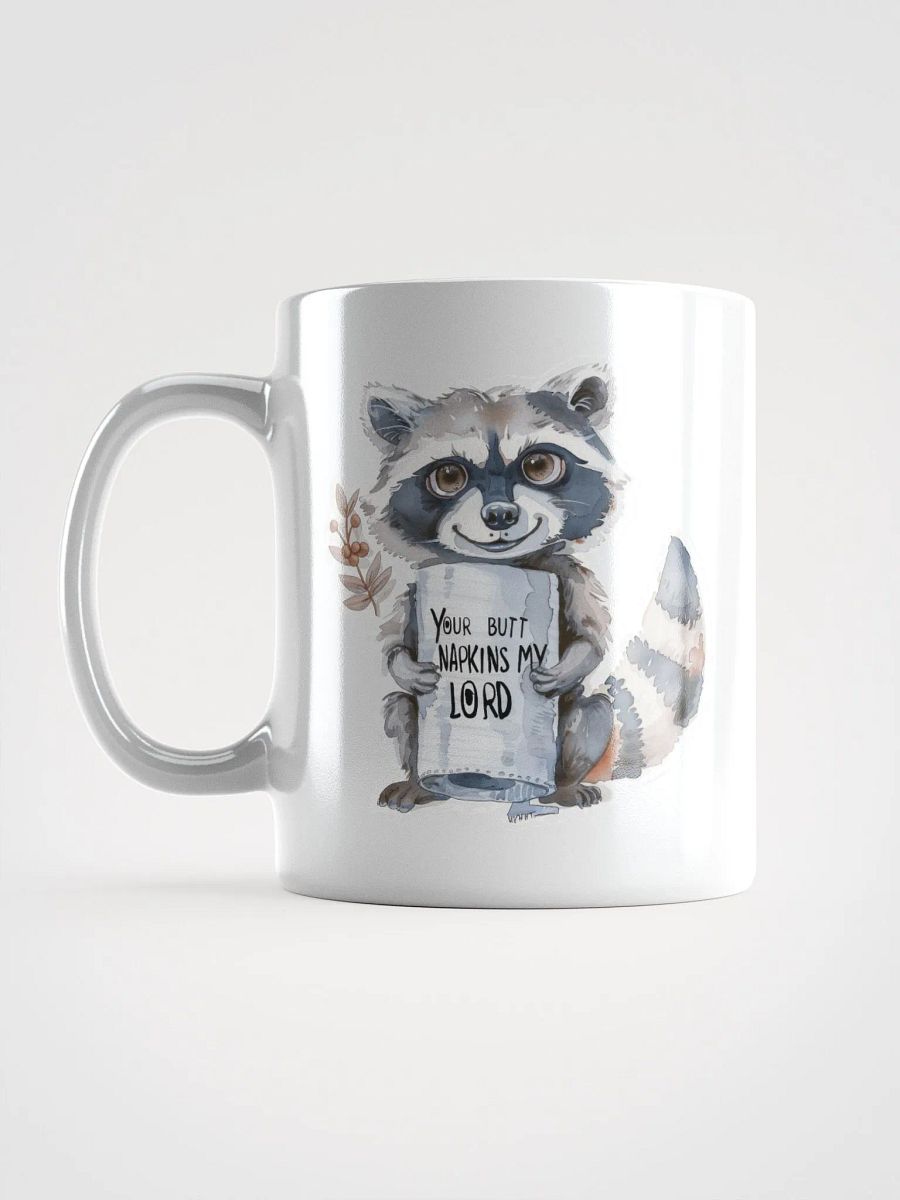 Playful Raccoon Butt Napkins Mug product image (5)