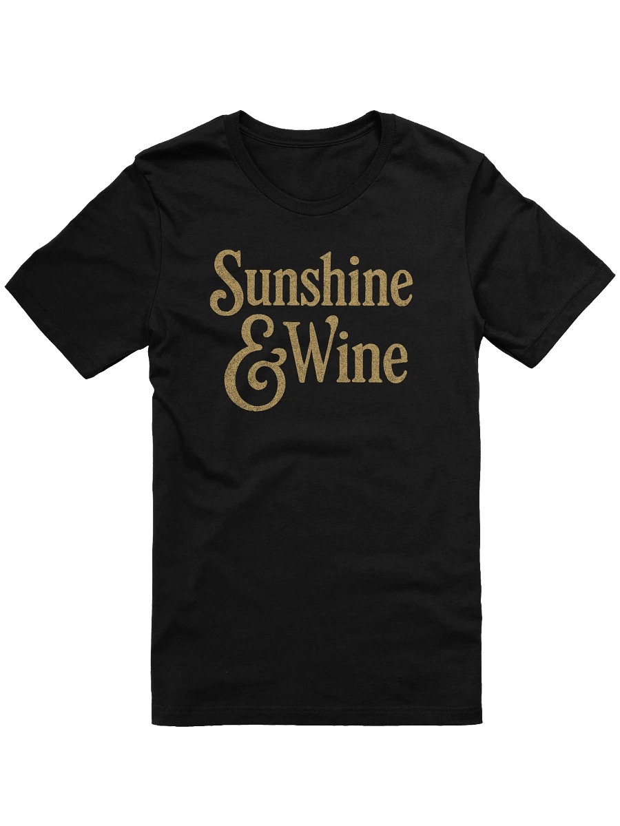 Sunshine & Wine Lover's Casual Tee - Your Perfect Wine Outfit product image (5)