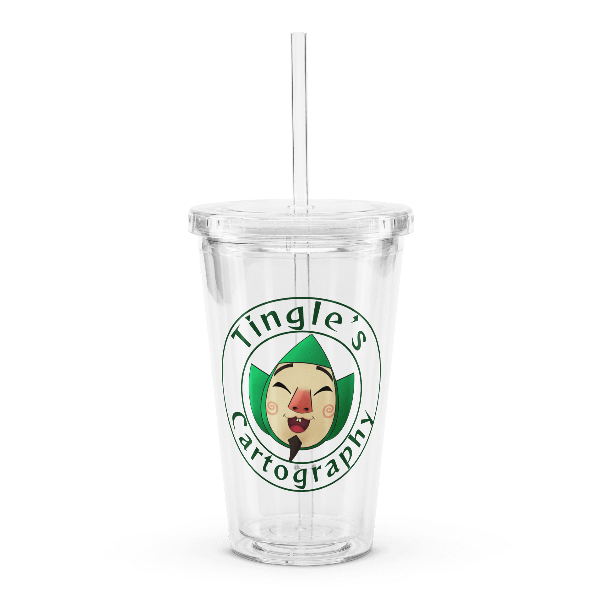 Tingle's Cartography 16oz Plastic Tumbler product image (1)