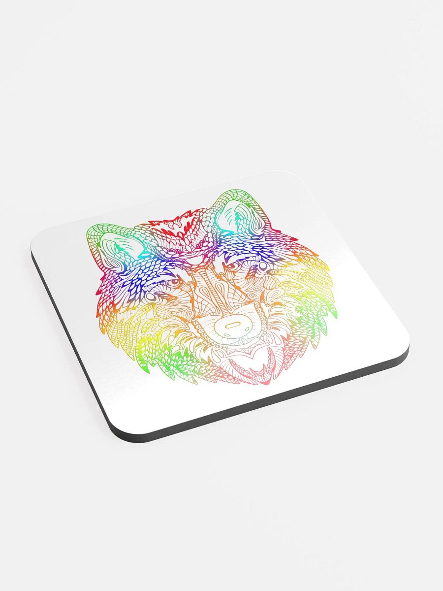 Rainbow Wildlife Cork Coaster Set product image (2)