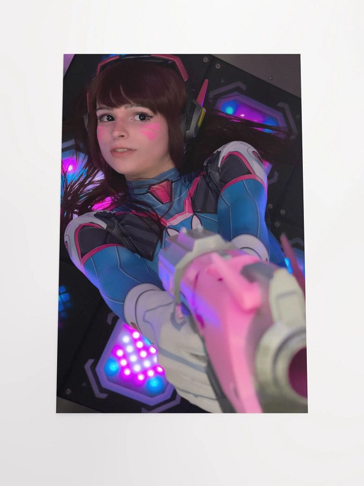 D.va Cosplay Poster Print product image (1)