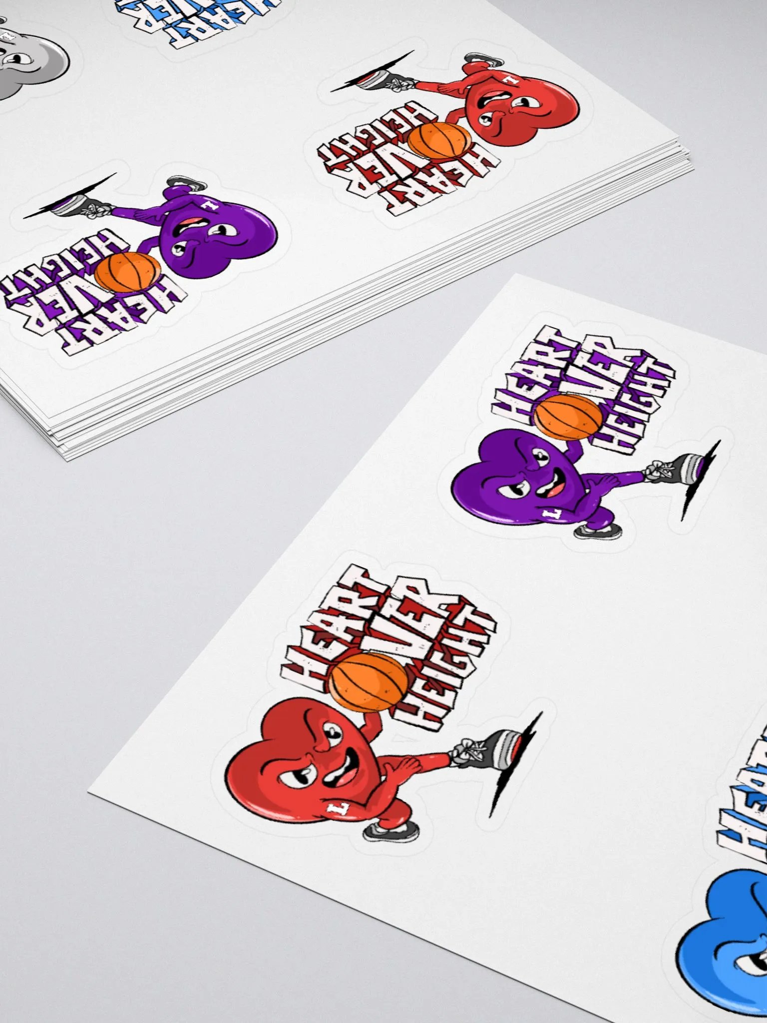 Heart Over Height Basketball Sticker Pack product image (4)