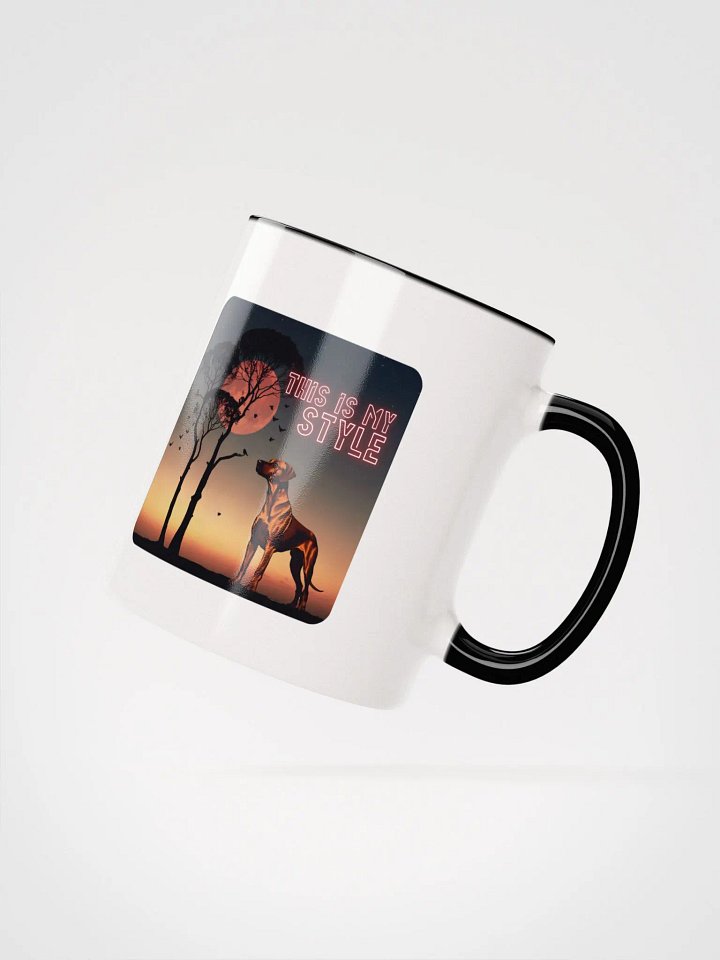 Rhodesian Ridgeback Style Sunset Ceramic Mug product image (3)